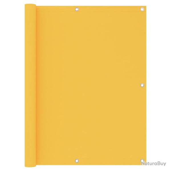 �cran de balcon 120 x 500 cm tissu oxford jaune 02_0010188