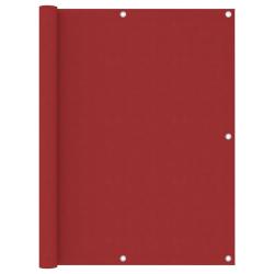 &Eacute;cran de balcon brise pare vue protection confidentialit&eacute; 120 x 500 cm tissu oxford rouge 02_0010347