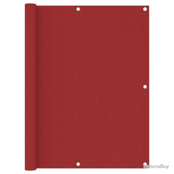 �cran de balcon brise pare vue protection confidentialit� 120 x 500 cm tissu oxford rouge 02_0010347