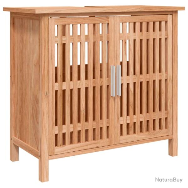 Armoire de salle de bain 66 x 29 x 61,5 cm bois massif de noyer 02_0006545