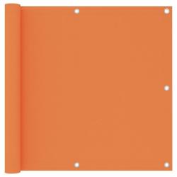 &Eacute;cran de balcon brise pare vue protection confidentialit&eacute; 90 x 500 cm tissu oxford orange 02_0010308
