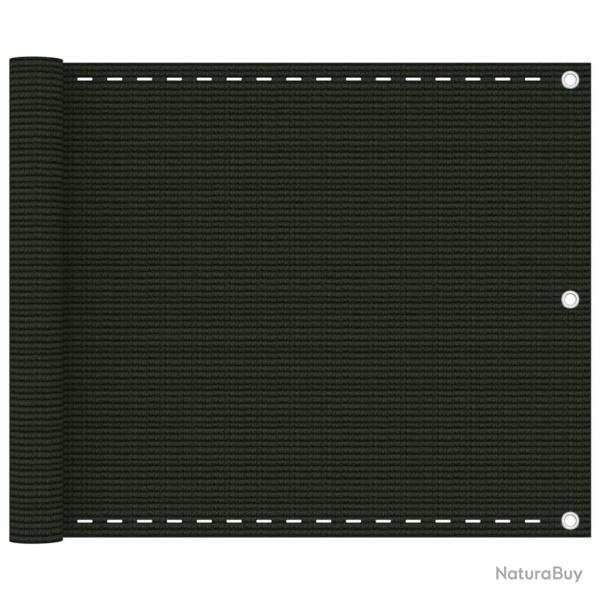 �cran de balcon brise pare vue protection confidentialit� 75 x 600 cm PEHD vert fonc� 02_0010443