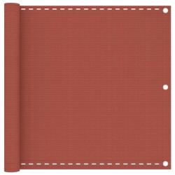 &Eacute;cran de balcon brise pare vue protection confidentialit&eacute; 90 x 500 cm PEHD terre cuite 02_0010418