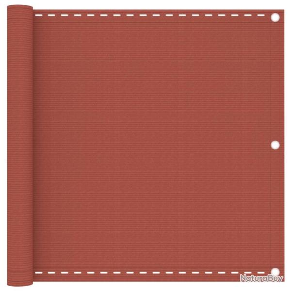 �cran de balcon brise pare vue protection confidentialit� 90 x 500 cm PEHD terre cuite 02_0010418