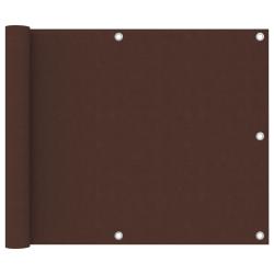 &Eacute;cran de balcon 75 x 300 cm tissu oxford marron 02_0010231