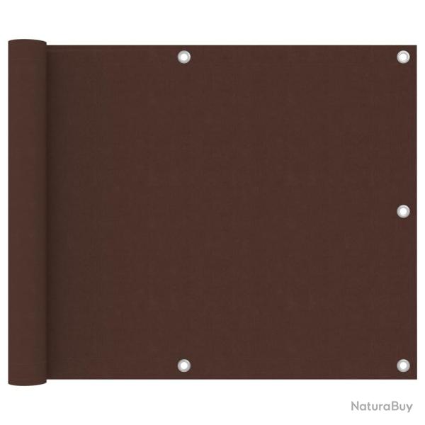 �cran de balcon 75 x 300 cm tissu oxford marron 02_0010231