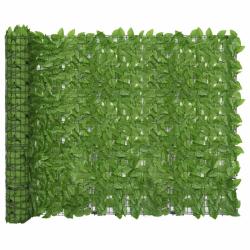 &Eacute;cran de balcon brise pare vue protection confidentialit&eacute; avec feuilles vert 500 x 150 cm 02_0010001