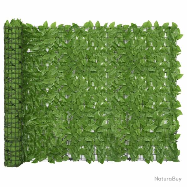 �cran de balcon brise pare vue protection confidentialit� avec feuilles vert 500 x 150 cm 02_0010001