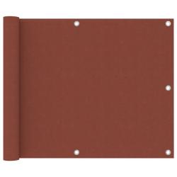&Eacute;cran de balcon brise pare vue protection confidentialit&eacute; 75 x 500 cm tissu oxford terre cuite 02_0