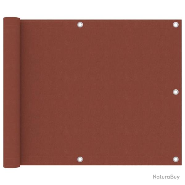 �cran de balcon brise pare vue protection confidentialit� 75 x 500 cm tissu oxford terre cuite 02_0