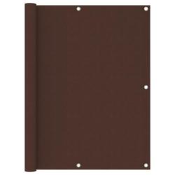 &Eacute;cran de balcon brise pare vue protection confidentialit&eacute; 120 x 400 cm tissu oxford marron 02_00102