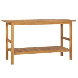Meuble de salle de bain bois de 132 x 45 x 75 cm teck solide 02_0006855