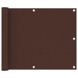&Eacute;cran de balcon 75 x 500 cm tissu oxford marron 02_0010235