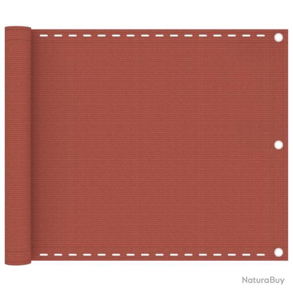 �cran de balcon brise pare vue protection confidentialit� 75 x 600 cm PEHD terre cuite 02_0010413