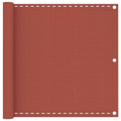 &Eacute;cran de balcon brise pare vue protection confidentialit&eacute; 90 x 600 cm PEHD terre cuite 02_0010420