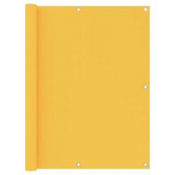 &Eacute;cran de balcon brise pare vue protection confidentialit&eacute; 120 x 600 cm tissu oxford jaune 02_0010190
