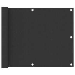 &Eacute;cran de balcon brise pare vue protection confidentialit&eacute; 75 x 500 cm tissu oxford anthracite 02_00