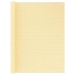 &Eacute;cran de balcon brise pare vue protection confidentialit&eacute; 120 x 500 cm PEHD beige 02_0010020
