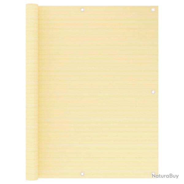 �cran de balcon brise pare vue protection confidentialit� 120 x 500 cm PEHD beige 02_0010020