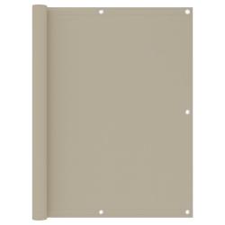 &Eacute;cran de balcon brise pare vue protection confidentialit&eacute; 120 x 600 cm tissu oxford beige 02_0010023