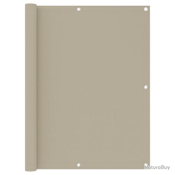 �cran de balcon brise pare vue protection confidentialit� 120 x 600 cm tissu oxford beige 02_0010023