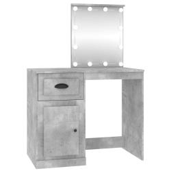 Coiffeuse table de maquillage design meuble mobilier de chambre avec led 90 x 50 x 132,5 cm bois d'