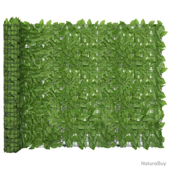 �cran de balcon brise pare vue protection confidentialit� avec feuilles 400 x 150 cm vert 02_0009998