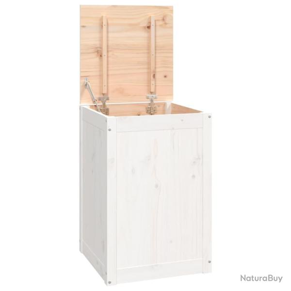Bo�te � linge 44 x 44 x 66 cm bois massif de pin blanc 02_0006214