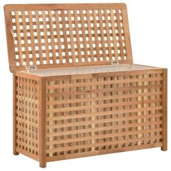 Coffre de blanchisserie 77,5 x 37,5 x 46,5 cm bois massif de noyer 02_0006165