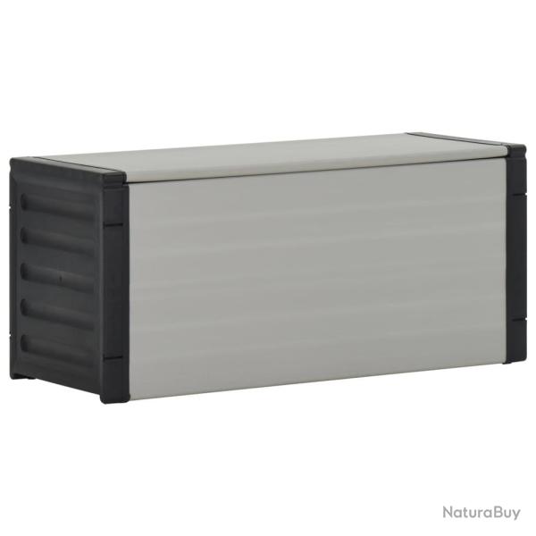 Armoire � d�chets de jardin 85 x 34 x 40 cm gris 02_0006065
