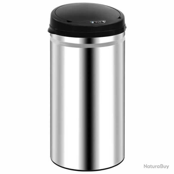 Poubelle � capteur automatique 50 litres acier inoxydable 02_0006066