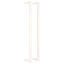 Porte-serviette blanc 23x18x110 cm bois de pin massif 02_0005499