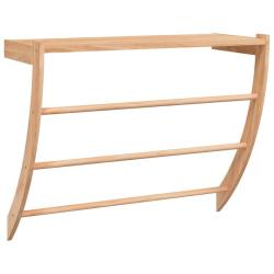 Porte-serviette 60x25,5x49 cm bois massif de noyer 02_0005537