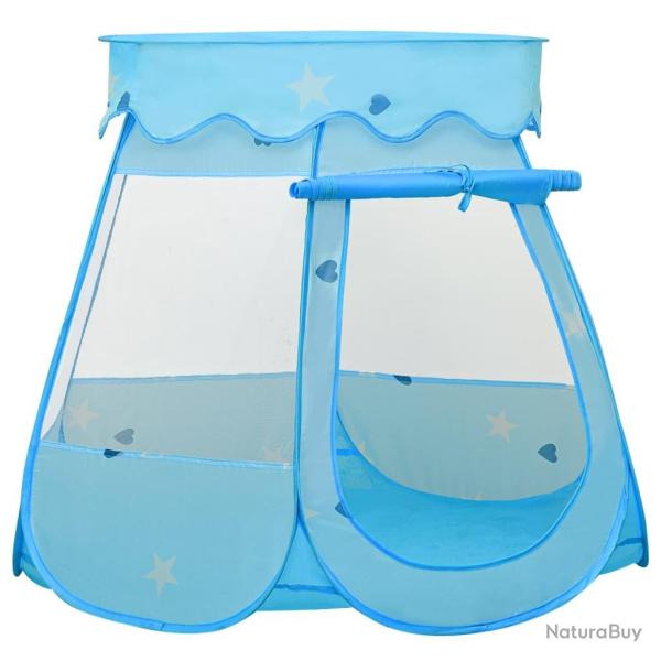 Tente de jeu pour enfants 102 x 102 x 82 cm bleu 02_0005198