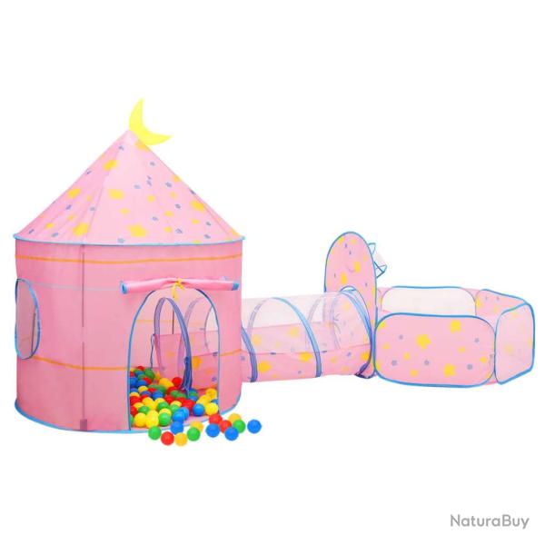 Tente de jeu pour enfants 301 x 120 x 128 cm rose 02_0005130