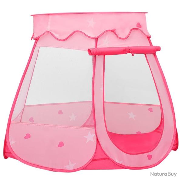 Tente de jeu pour enfants 102 x 102 x 82 cm rose 02_0005154