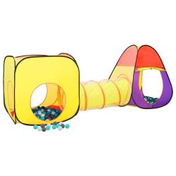 Tente de jeu pour enfants 250 balles 255 x 80 x 100 cm multicolore 02_0005145