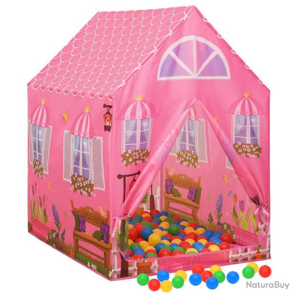 Tente de jeu pour enfants 69 x 94 x 104 cm rose 02_0005175