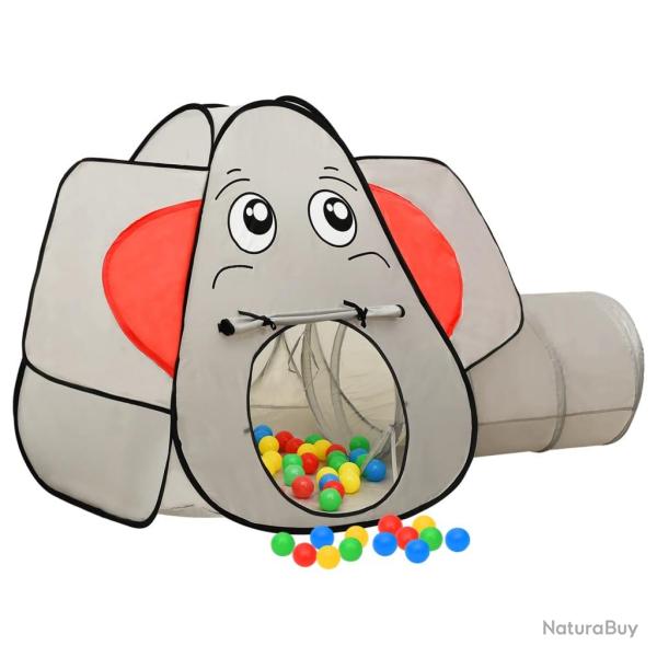 Tente de jeu pour enfants �l�phant 174 x 86 x 101 cm gris 02_0005155