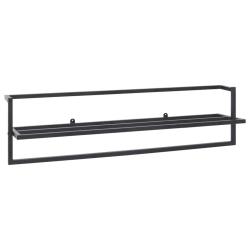 Porte-serviette 95 x 25 x 22 cm acier noir 02_0001651