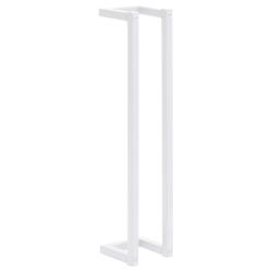 Porte-serviette salle de bain pour serviette pli&eacute;e 60 cm acier blanc 02_0001636