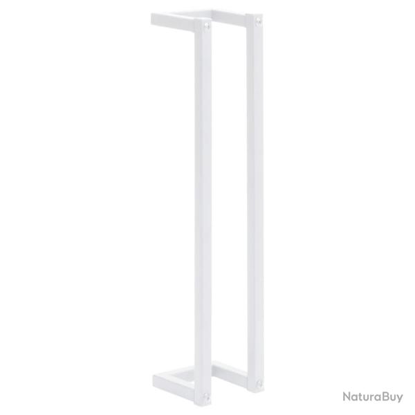 Porte-serviette salle de bain pour serviette pli�e 60 cm acier blanc 02_0001636