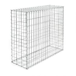 Gabion 100 x 100 x 30 cm mur pierre paroi bordure de jardin espalier cl&ocirc;ture panier 16_0001276