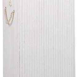 Panier corbeille &agrave; linge rectangle avec sac coton 65,5 cm bambou blanc 13_0001905_3