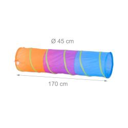 Tunnel de jeu color&eacute; enfants jouets pop up 13_0002906