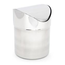 Poubelle cuisine de table 1,2 litres couvercle basculant acier inoxydable 13_0002326