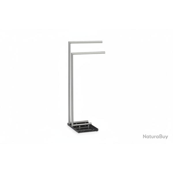 Porte-serviettes sur pied en pierre support salle de bain 84 cm 13_0002286