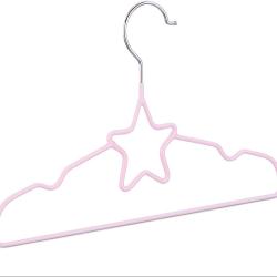 Lot de 10 cintres pour enfants rose 13_0002475