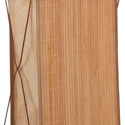 Panier corbeille bambou 40 litres panier pliable sac &agrave; linge anse pliant 61 cm nature 13_0001911