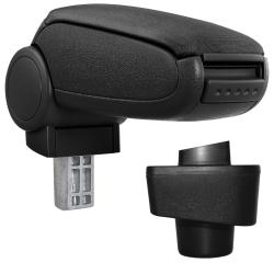 Accoudoir central pour Renault Captur avec compartiment rembourr&eacute; textile noir 03_0000634